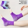 thumbnail image 5 of 3Pair Neuropathy Socks Toeless Compression Socks Breathable for Men and Women(Gray/XL), 5 of 10