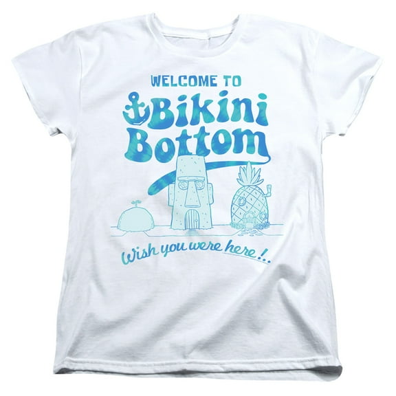 Spongebob Bikini Bottom Welcome Women's T Shirt