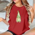 thumbnail image 1 of Puntoco Liquidación de camisetas cortas para mujer Camiseta de manga corta con cuello redondo y estampado informal a la moda para mujer, 1 of 4