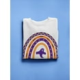 thumbnail image 3 of Halloween Rainbow W Ghost Sweatshirt Men -Image by Shutterstock, Male Medium, 3 of 4