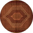 thumbnail image 1 of Ahgly Company Indoor Round Persian Orange Traditional Area Rugs, 7' Round, 1 of 1