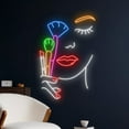 thumbnail image 5 of Handmadetneonsign Make Up Artist Neon Sign, Cosmetics Neon Light, Beauty Product Makeup Led Sign, 5 of 5