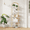Gold + Marble White, variant on COZONY 5-Tier Bookshelf, 71" Tall Metal Bookcase w/Adjustable Shelves, Arched Design, Modern Display Shelf for Living Room/Bedroom, Black+Retro