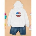 thumbnail image 3 of Patriotic Sunflower Usa Hoodie Juniors -Image by Shutterstock,  Medium, 3 of 4