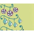 thumbnail image 3 of E by Design Coastal Christmas Beach Tree Geometric Print Kitchen Towel, 3 of 6