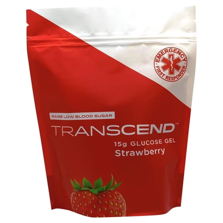 TRANSCEND 15g Glucose Gels - 20 Pouch Bulk Pack