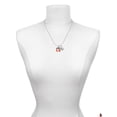 thumbnail image 3 of Delight Jewelry Resin Penguin with Red Scarf Mother & Daughter Heart Necklaces (Set of 2), 19"+2", 3 of 4