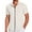 C15/Beige, variant on Rggeeun Mens Shirts Male Casual Lapel Short Sleeve Zipper Summer Beach Shirt Light Elastic Shirt Solid Color Leisure Tops