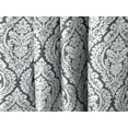 thumbnail image 2 of Fabric Mart Direct Gray, White Poly Cotton Fabric By The Yard, 55 inches or 140 cm width, 1 Yard Gray Cotton Fabric, Damask, Upholstery Drapery Curtain Wholesale Fabric, Window Treatment, 2 of 5