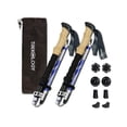 thumbnail image 1 of TREKOLOGY Trek-Z Bastones plegables para senderismo y trekking: soporte de equilibrio para personas mayores, mujeres y hombres, 2 piezas por juego, 1 of 5