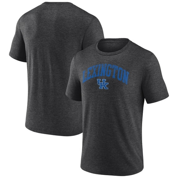 Men's Charcoal Kentucky Wildcats Arched City Tri-Blend T-Shirt