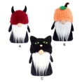 thumbnail image 4 of Naiovety Muñeco sin rostro para Halloween, fiesta, hogar, oficina, comedor, ventana, estante, chimenea, mesita de noche, adorno de decoración Kits de decoración para fiestas Rojo Naiovety HA069008-01, 4 of 6