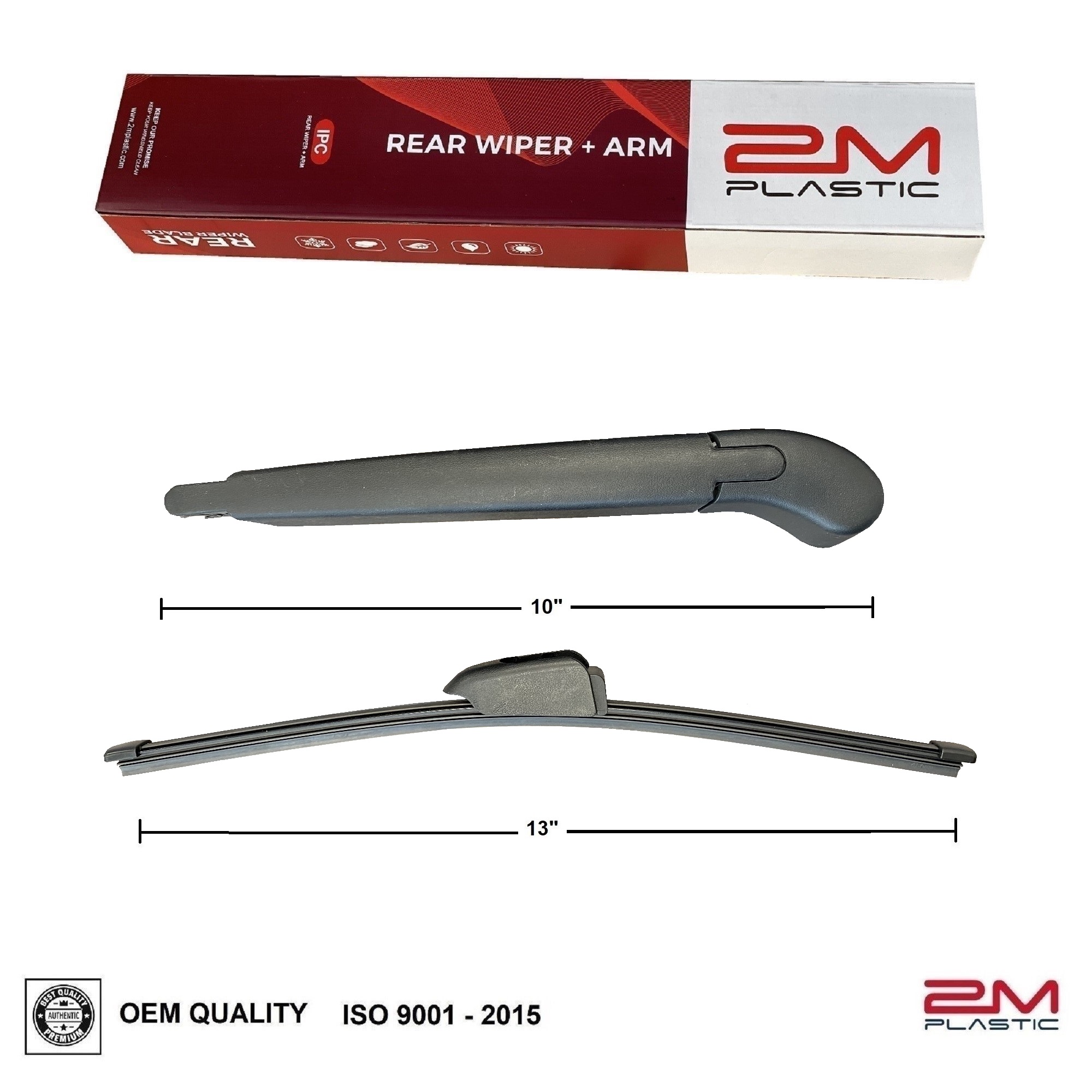 Rear Wiper Arm & Blade for Hyundai Elantra GT 2013 2017 OEM Quality