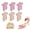3 Pink and 3 Beige, variant on Anti Slip Heel Liners for Women Shoes – Soft Heel Pads for Improved Fit & Comfort, Reduce Heel Slip for Daily Wear