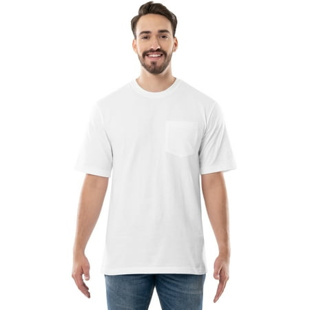 Brahma Men's Short Sleeve Workwear T-Shirt, Size S-4XLT (Men's, Big Men's, and Tall)