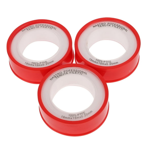 OUNONA PTFE Plumbers Tape for Pipe Sealing Assorted Color Easy to Cut and Adjust Proper for Most Water Pipes