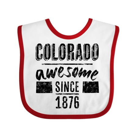 

Inktastic Colorado Awesome Since 1850 Gift Baby Boy or Baby Girl Bib