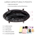thumbnail image 4 of Sac Fourre-Tout pour Femmes, Décontracté, Grande Capacité, Sac à Main Fourre-Tout, Sac à Bandoulière, Sac à Poignée Supérieure, 4 of 10