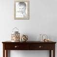 thumbnail image 3 of ArtToFrames 13x17 Inch Silver and Black Picture Frame, This Silver Wood Poster Frame is Great for Your Art or Photos, Comes with Regular Glass (2WOM-4903), 3 of 7