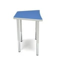 thumbnail image 2 of OFM Adapt 26" Trapezoid Training Table in White, 2 of 4