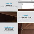thumbnail image 4 of Zober 5-Shelf Hanging Closet Organizer - 6 Side Mesh Pockets Breathable Polypropylene Hanging Shelves - for Clothes Storage and Accessories, 12" x 11 ½ " x 42" (Java), 4 of 7