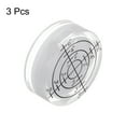 thumbnail image 3 of 3 Packs Round Bubble Level 32x12mm Mini Circular Bullseye Spirit Levels Degree Marked for Camera Tripod Workshop, White, 3 of 6