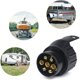 thumbnail image 4 of Trailer Plug Adapter, Universal Accessories, Waterproof 7 Pin to 13 Pin Towing Adapter Compatible with Car and Truck, 4 of 4
