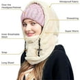thumbnail image 4 of Sherpa Hood Ski Mask, Wind-Resistant Balaclava Winter Ski Mask for Men and Women, 4 of 7