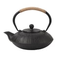 thumbnail image 4 of Tetera de hierro fundido, tetera, regalo para el Día del Padre, 0,8 l, accesorio para la ceremonia del té, suelta Patrón B, 4 of 9