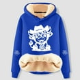 thumbnail image 2 of Christmas Heavyweight Hoodies for Women 2025 Long Sleeve Highland Cow Western Hooded Sweatshirt Pullover Tops, 2 of 3