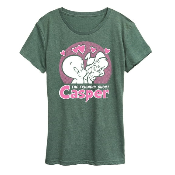Casper the Friendly Ghost - Casper And Wendy Love - Women's Short Sleeve Graphic T-Shirt