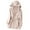 Beige, variant on Viikei Zip Up Hoodies for Women Sweatshirt for Women Women Hooded Long Sleeve Pockets Cardigan Ladies Solid Mid-length Coat