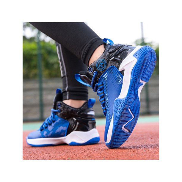 Boys blue outlet basketball shoes