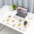 thumbnail image 5 of Bingfone Gnome With Sunflower Large Gaming Mouse Pad,Extended Desk Mousepad with Stitched Edges,Non-Slip Base,Water Resist Keyboard Pad for Gamer, Office & Home, 29.5 x 16 in, 5 of 6