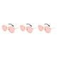 thumbnail image 2 of Gafas de sol hexagonales Minnieouse para hombre y mujer lentes polarizadas color dorado y rosa, 2 of 6