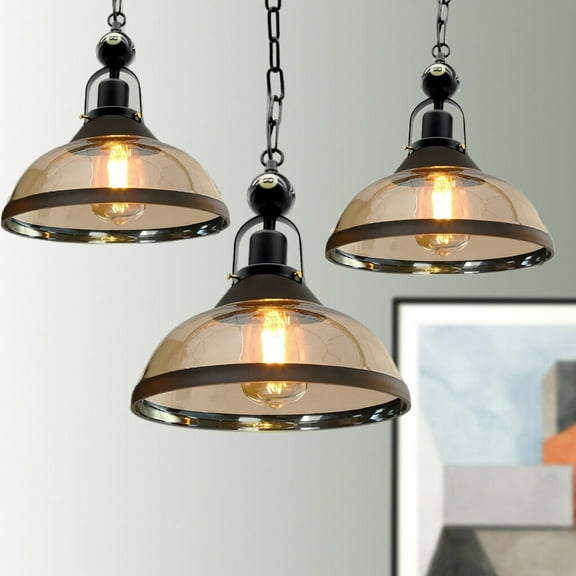 iMeshbean 65" Pool Table Lighting Fixtures Ceiling Lamp for Game Room Beer Party , Real Billiard Ball Design Billiard Pendant Lamp, 2pcs