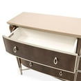 thumbnail image 4 of Michael Amini Villa Cherie Wood & Marble Dresser in Hazelnut Brown, 4 of 10