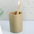 thumbnail image 2 of Trendy Beige Bathroom Set - Includes Tumbler, Soap Dispenser and Soap Dish - Set of 3 Accessories, 2 of 5