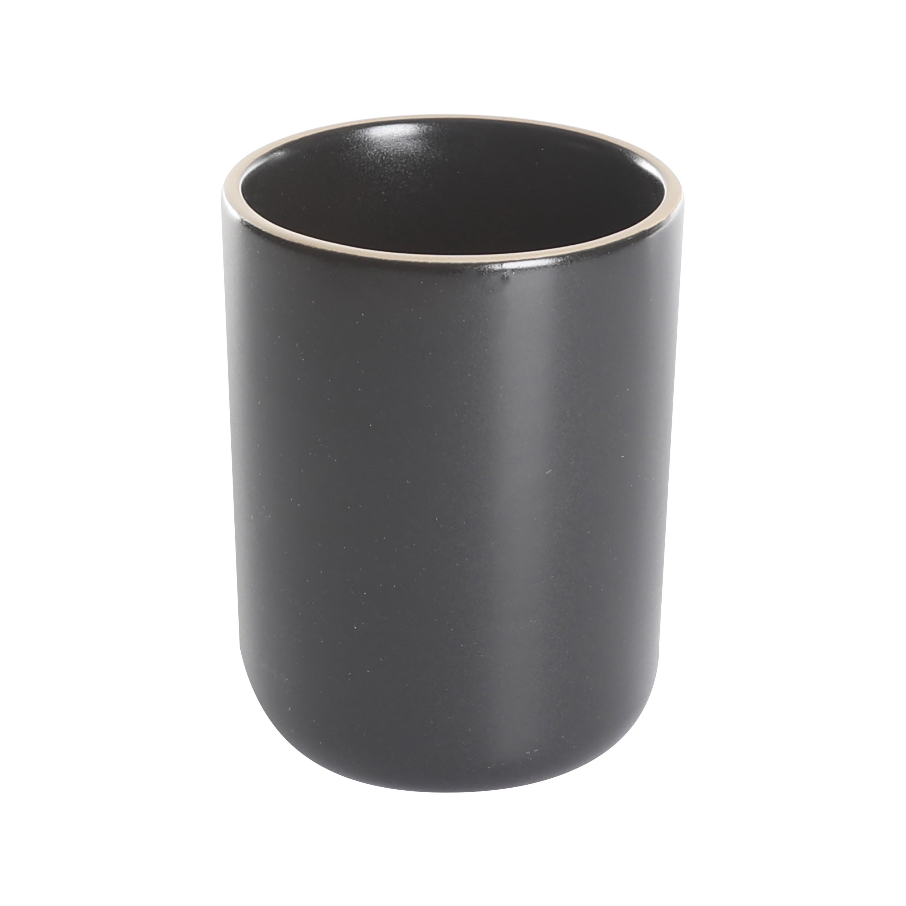 Gap Home 16-Piece Round Black Stoneware Dinnerware Set