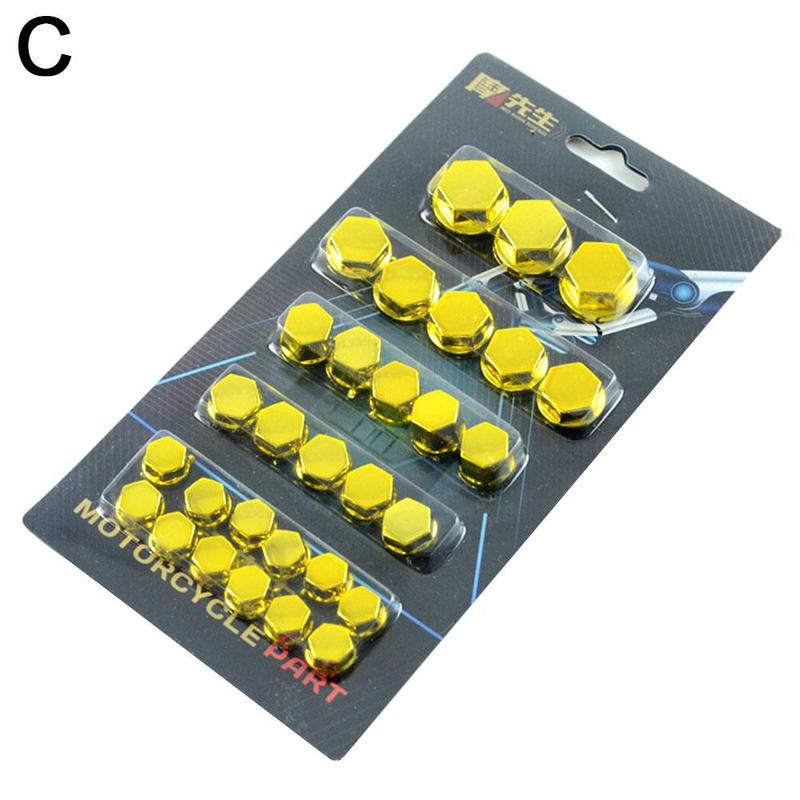 Motorcycle Modified Parts Head Screw Cover Decor Screw Trim L4Z6 Cover