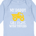 thumbnail image 4 of Inktastic Construction My Daddy Still Plays with Trucks Boys or Girls Long Sleeve Baby Bodysuit, 4 of 5