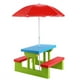thumbnail image 2 of Mesa y Banco de Picnic Costway para Niños con Paraguas Multicolor, 2 of 8