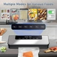 thumbnail image 4 of Commercial Vacuum Sealer Machine with 30 Free Bags – Automatic Food Saver for Meat, Vegetables, Snacks – Compact & Portable, One-Touch Sealing, LED Display, Overheat Protection, 4 of 8