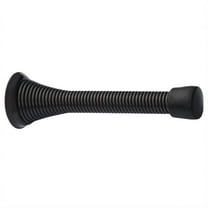 Spring Door Stop Wall Protector with Rubber Tip – Matte Black Spring Door Stoppers 20-Pack – Design House, 188193