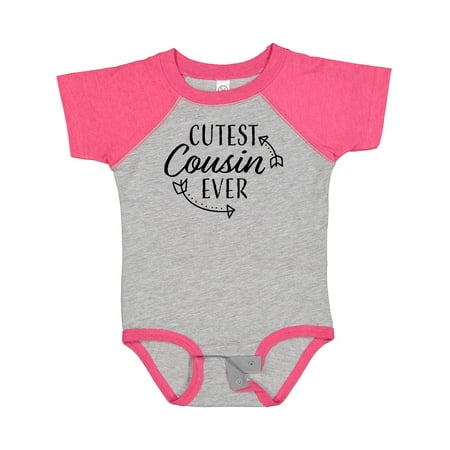 

Inktastic Cutest Cousin Ever with Arrows Gift Baby Boy or Baby Girl Bodysuit