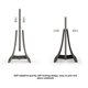 thumbnail image 5 of Soporte Vertical Ajustable para Computadora Portátil Soporte para Computadora Portátil y Tableta Estante de Almacenamiento Vertical, 5 of 5