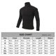 thumbnail image 2 of Camisetas de uniforme de manga de camisa de combate Longs para hombres (xxxl) negro, 2 of 6