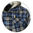 thumbnail image 4 of Gioberti Kids and Boys 100% Cotton Removable Hoodie Plaid Checkered Flannel Shirt, 4 of 5