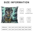 thumbnail image 5 of Throw Pillow Covers Green Design Square Pillowcase for Home Decor Sofa Car Bedroom Pillow case, 5 of 5