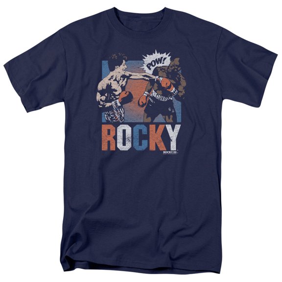 Rocky Rocky Pow Adult 18/1 T-Shirt Navy